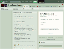 Tablet Screenshot of eeveecreepypastas.deviantart.com