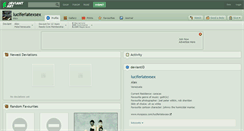 Desktop Screenshot of luciferlatexsex.deviantart.com
