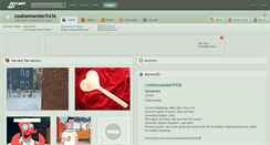 Desktop Screenshot of cookiemonster5436.deviantart.com