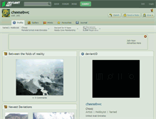 Tablet Screenshot of cheesebwc.deviantart.com