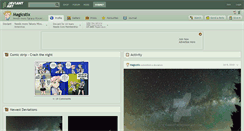Desktop Screenshot of magicstix.deviantart.com