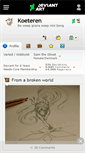 Mobile Screenshot of koeteren.deviantart.com