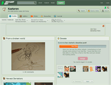 Tablet Screenshot of koeteren.deviantart.com