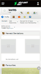 Mobile Screenshot of leeiitb.deviantart.com