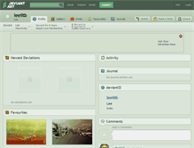 Tablet Screenshot of leeiitb.deviantart.com