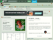Tablet Screenshot of anekamaru.deviantart.com