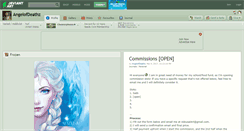 Desktop Screenshot of angelofdeathz.deviantart.com