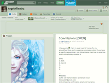 Tablet Screenshot of angelofdeathz.deviantart.com