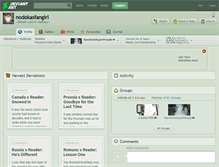 Tablet Screenshot of nodokasfangirl.deviantart.com