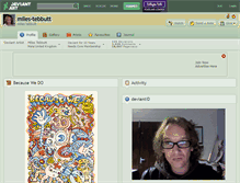 Tablet Screenshot of miles-tebbutt.deviantart.com