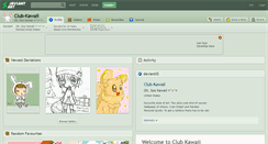 Desktop Screenshot of club-kawaii.deviantart.com