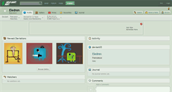 Desktop Screenshot of eledren.deviantart.com