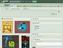 Tablet Screenshot of eledren.deviantart.com