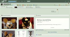 Desktop Screenshot of demonpencil.deviantart.com