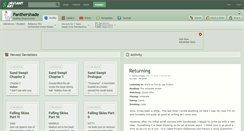Desktop Screenshot of panthershade.deviantart.com