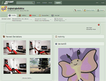Tablet Screenshot of cupucupulutcu.deviantart.com