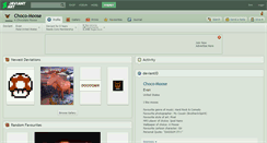 Desktop Screenshot of choco-moose.deviantart.com