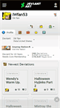 Mobile Screenshot of iwfan53.deviantart.com
