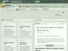 Tablet Screenshot of iwfan53.deviantart.com
