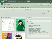 Tablet Screenshot of kids-clubie.deviantart.com