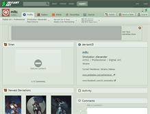 Tablet Screenshot of mltc.deviantart.com