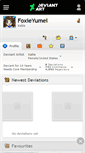 Mobile Screenshot of foxieyumei.deviantart.com