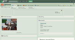 Desktop Screenshot of clairelewis.deviantart.com
