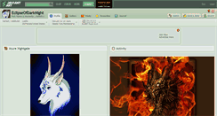 Desktop Screenshot of eclipseofdarknight.deviantart.com