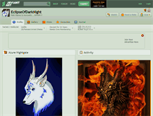 Tablet Screenshot of eclipseofdarknight.deviantart.com