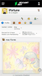 Mobile Screenshot of ifortune.deviantart.com