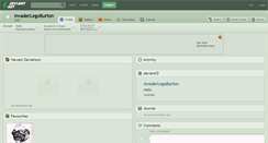 Desktop Screenshot of invaderlegoburton.deviantart.com