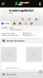 Mobile Screenshot of invaderlegoburton.deviantart.com