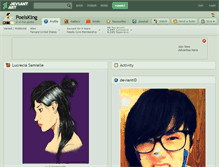 Tablet Screenshot of poeisking.deviantart.com