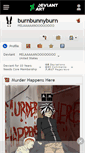 Mobile Screenshot of burnbunnyburn.deviantart.com