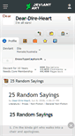 Mobile Screenshot of dear-dire-heart.deviantart.com
