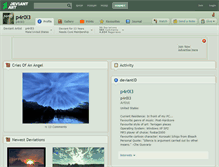 Tablet Screenshot of p4r0l3.deviantart.com