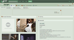 Desktop Screenshot of necrogirl.deviantart.com