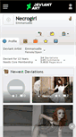 Mobile Screenshot of necrogirl.deviantart.com