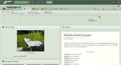 Desktop Screenshot of maddietiger101.deviantart.com