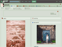 Tablet Screenshot of mal-am.deviantart.com
