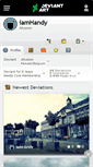 Mobile Screenshot of iamhandy.deviantart.com