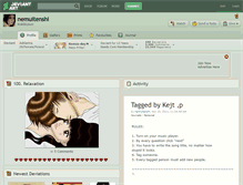 Tablet Screenshot of nemuitenshi.deviantart.com