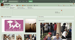 Desktop Screenshot of code-man.deviantart.com