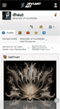 Mobile Screenshot of dhauz.deviantart.com