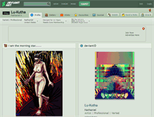 Tablet Screenshot of lu-kutha.deviantart.com