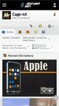 Mobile Screenshot of cage-ak.deviantart.com