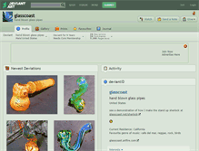 Tablet Screenshot of glasscoast.deviantart.com