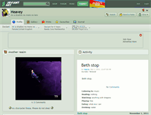 Tablet Screenshot of heavey.deviantart.com