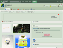Tablet Screenshot of jakuszczon.deviantart.com
