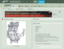 Tablet Screenshot of andrea16.deviantart.com